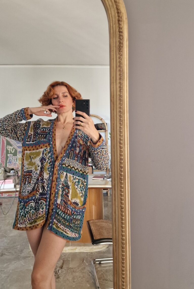 Cardigan vintage d'archivio anni 70 by MISSONI