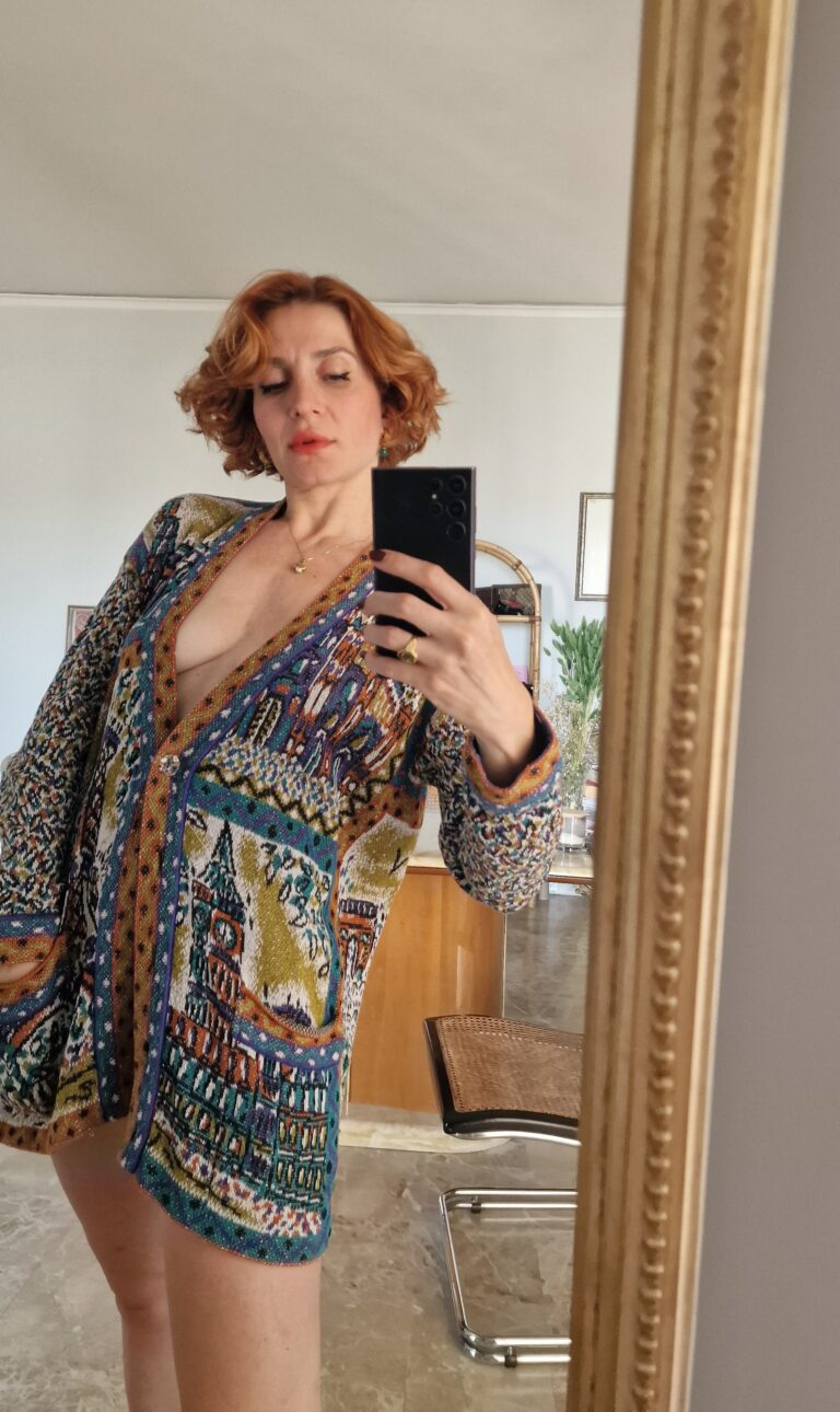 Cardigan vintage d'archivio anni 70 by MISSONI - immagine 5
