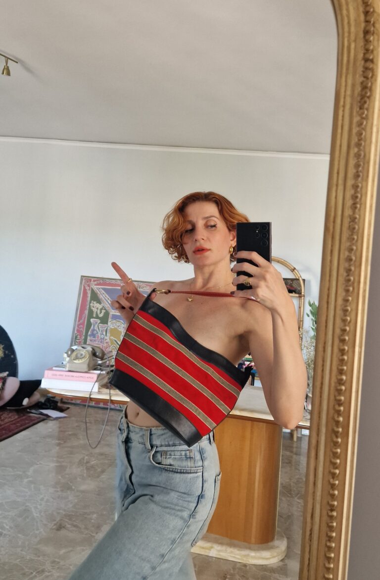 Borsa secchiello vintage prototipo unico by MOSCHINO