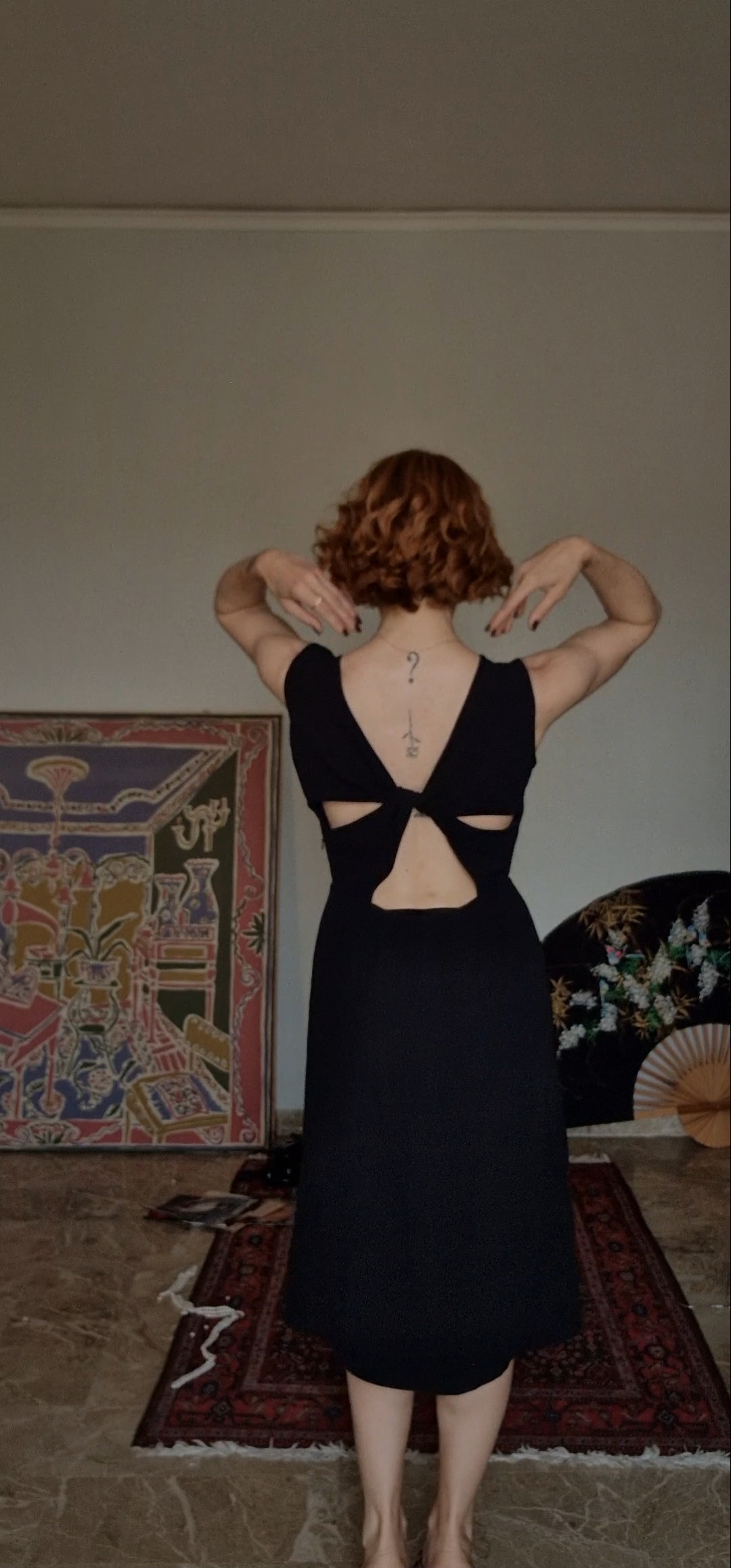 Abito vintage by Giorgio Armani prima linea, in Pura Seta - immagine 9