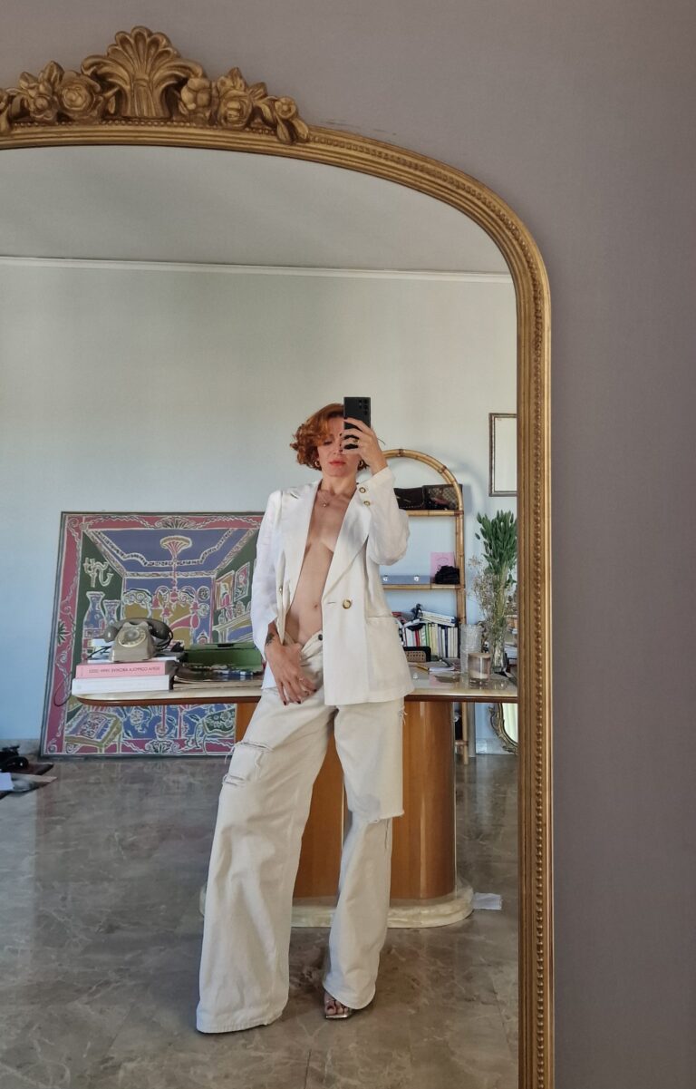 Giacca in Puro Lino white - immagine 3