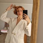 Giacca in Puro Lino white
