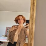 Gilet vintage in misto seta ricamato