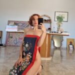 GUCCI Vintage foulard in Pura Seta stampa floreale