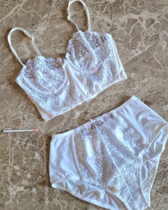 Set lingerie bianco bridal vintage ma nuovo by La Perla prima linea