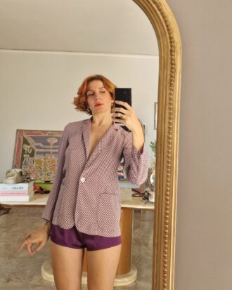 Giacca vintage by Les Copains in 100% Seta