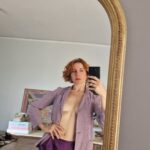 Shorts in Pura Seta viola Malizia by La Perla