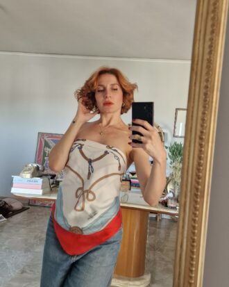 Foulard vintage in Pura Seta