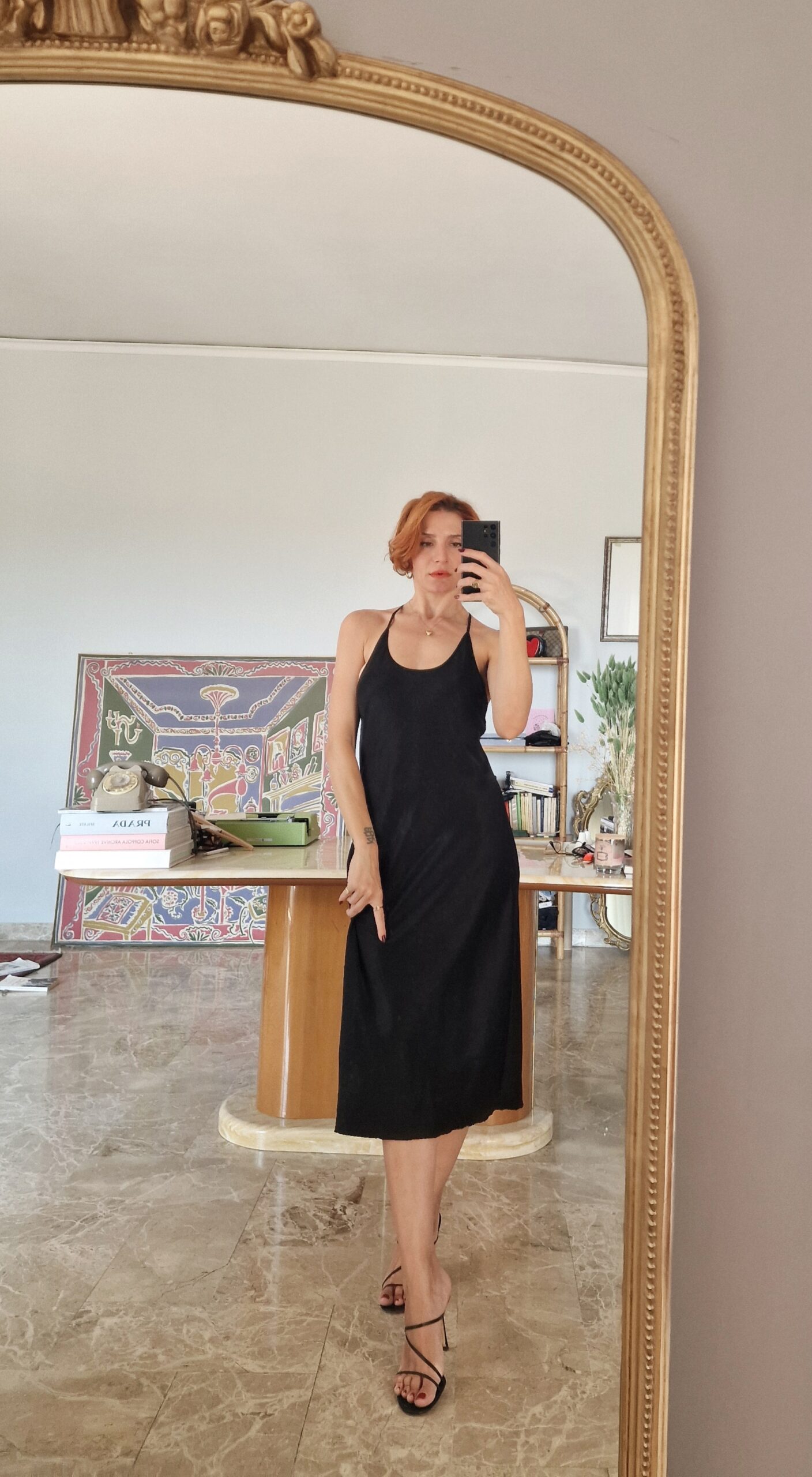 Black minimal dress by T Alexander Wang - immagine 5