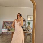 Abito sottoveste vintage rosa