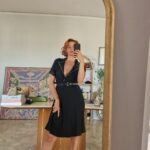 Abito vintage fine anni 70 nero tg40/42