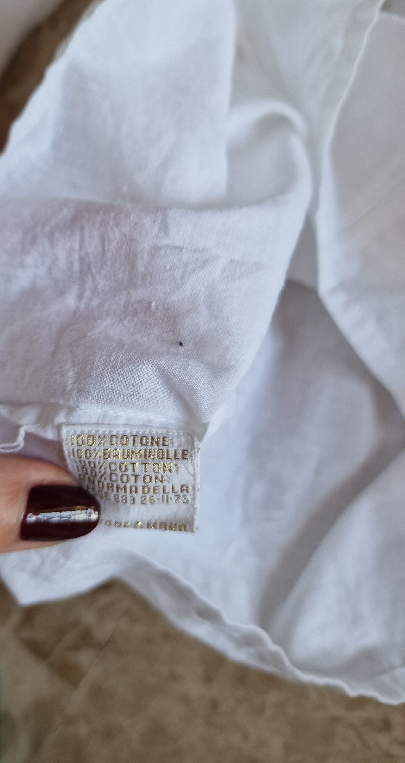 Camicia vittoriana in cotone antico - immagine 7
