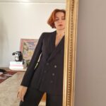 Giacca vintage doppiopetto by Giorgio Armani prima linea blu notte tg 42