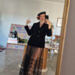 Giacca vintage Sartoriale in vero velluto nero tg 40/42