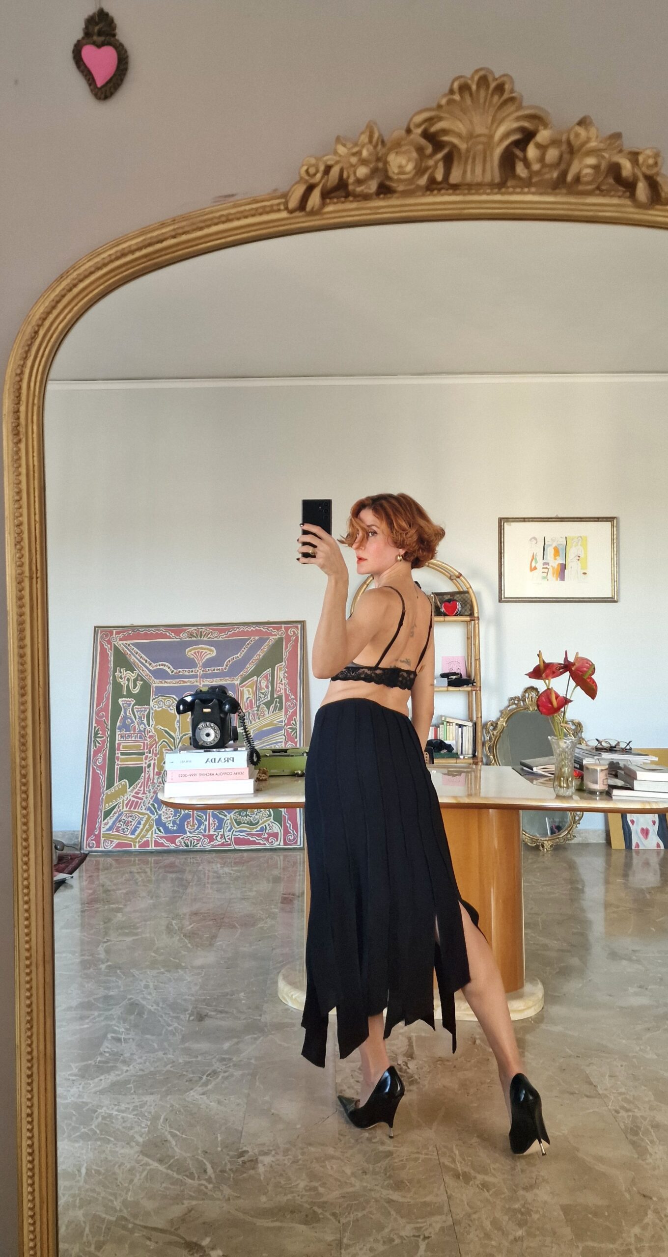 Tailleur vintage witch style by Moschino in lana blu - immagine 8