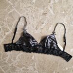 Reggiseno vintage new old stock Pura Seta e pizzo tg 2