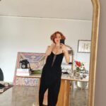 Gonna a tulipano in velluto by Emporio Armani