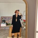 Tailleur velluto blu scuro by Luisa Spagnoli tg 44