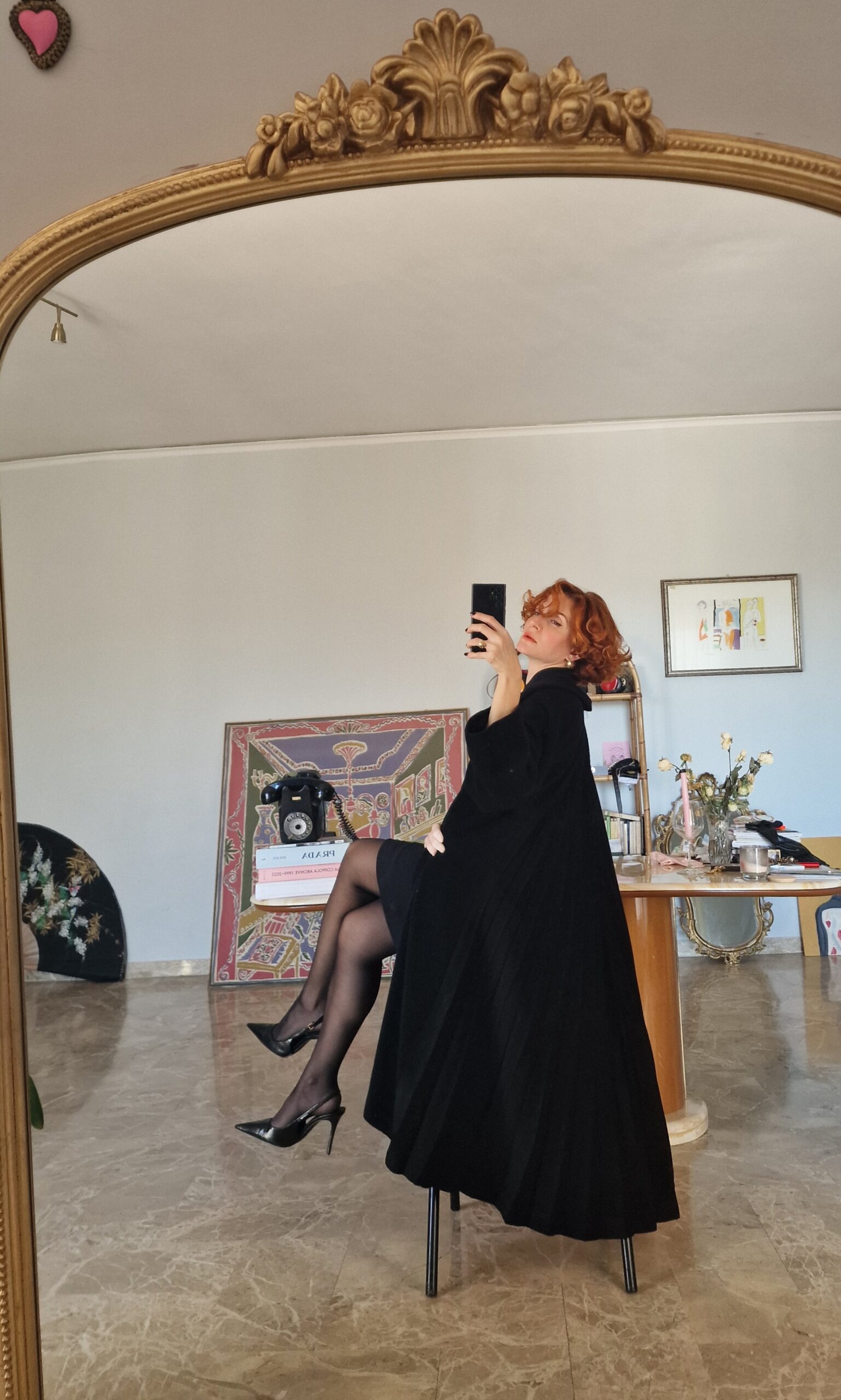 Ode all'imperfezione :Byblos archive vintage plissé coat Pura Lana - immagine 3