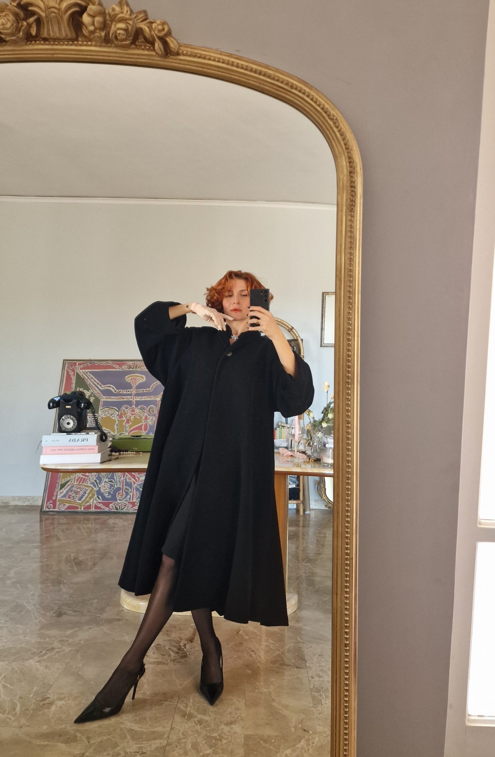 Ode all'imperfezione :Byblos archive vintage plissé coat Pura Lana - immagine 4