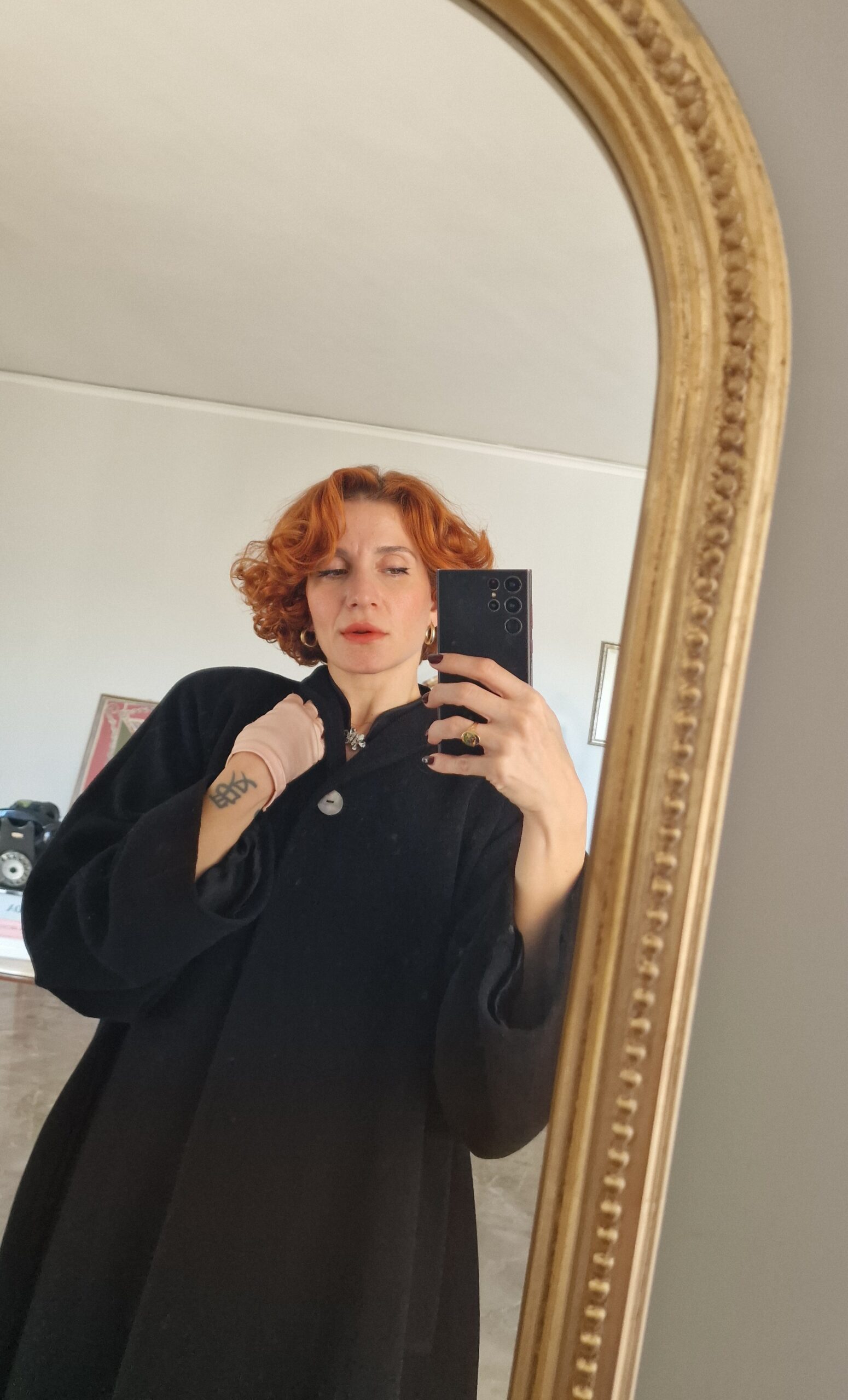 Ode all'imperfezione :Byblos archive vintage plissé coat Pura Lana - immagine 8