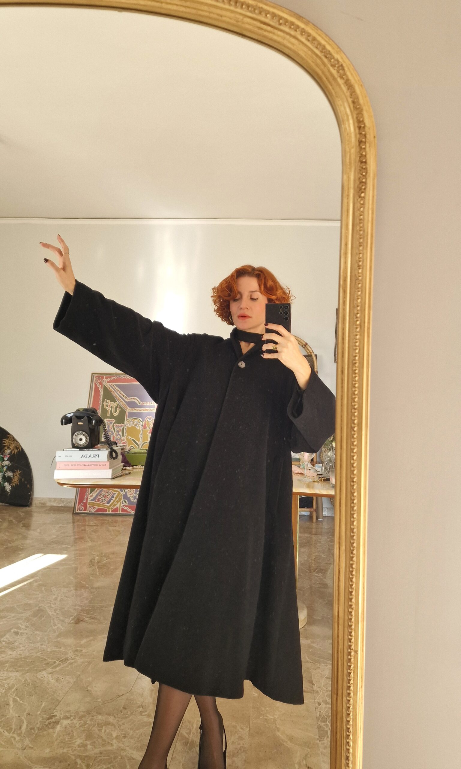 Ode all'imperfezione :Byblos archive vintage plissé coat Pura Lana - immagine 10