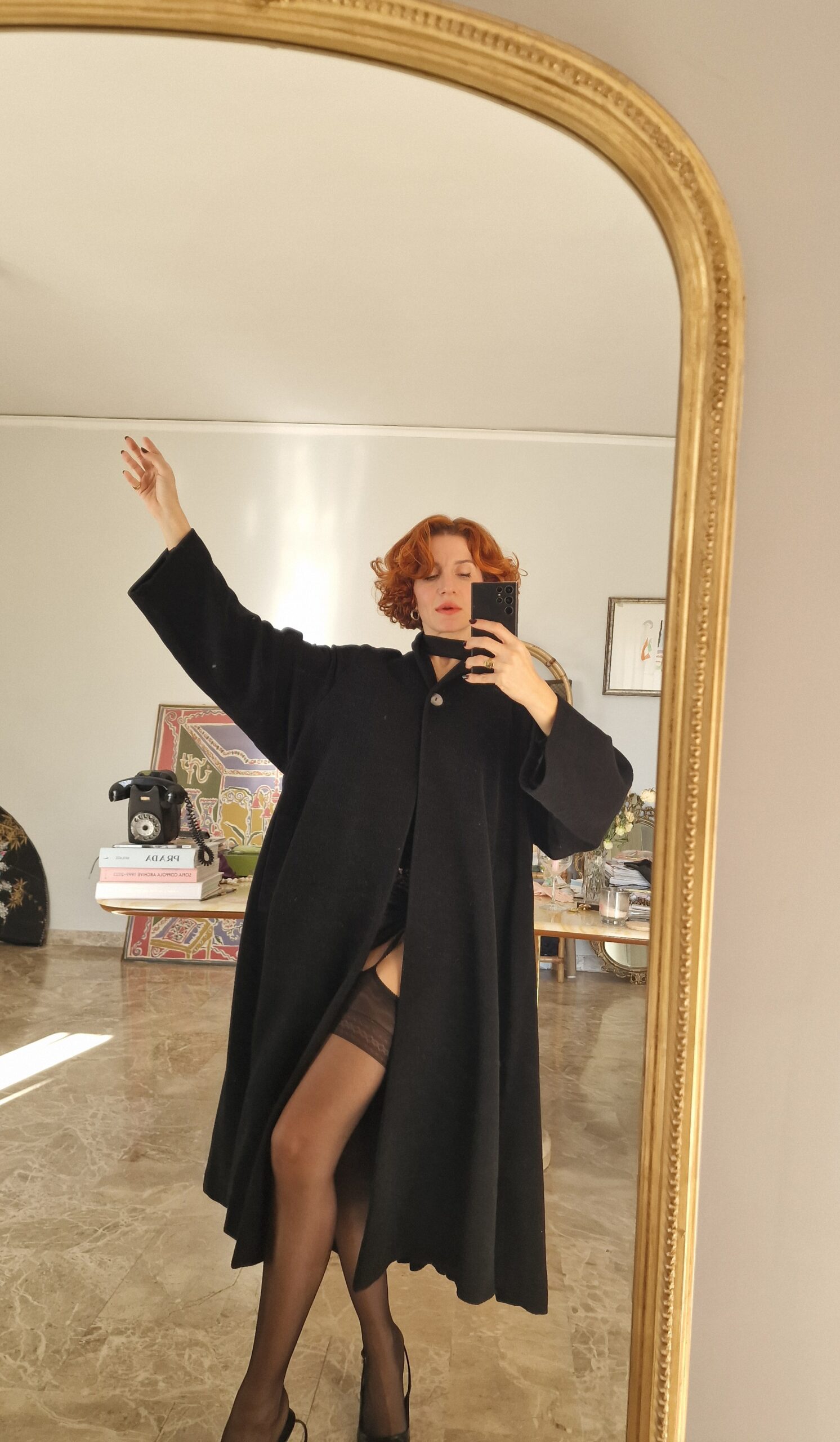 Ode all'imperfezione :Byblos archive vintage plissé coat Pura Lana - immagine 9