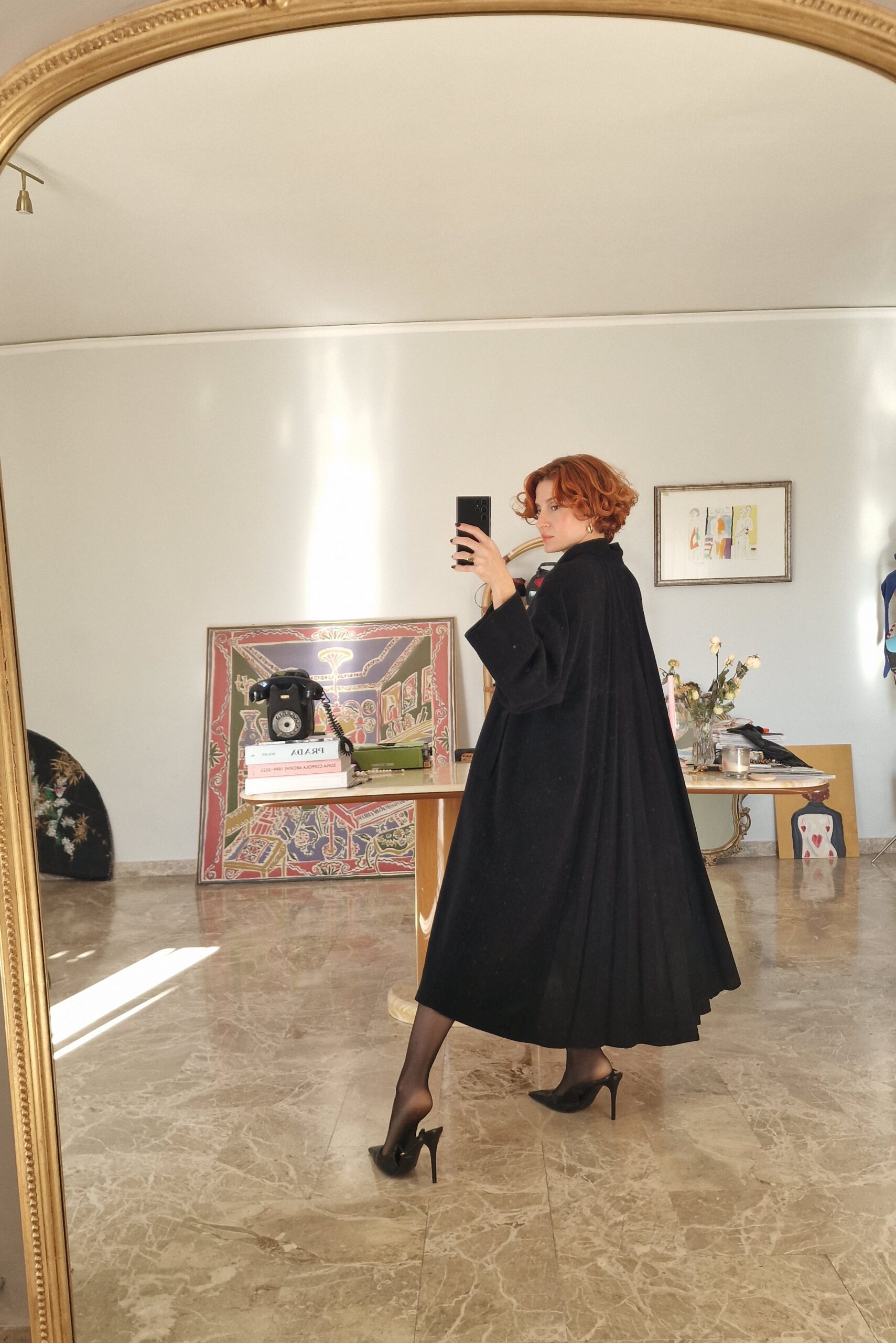 Ode all'imperfezione :Byblos archive vintage plissé coat Pura Lana - immagine 13