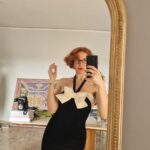 The vintage bow dress : abito in velluto nero con fiocco🎀