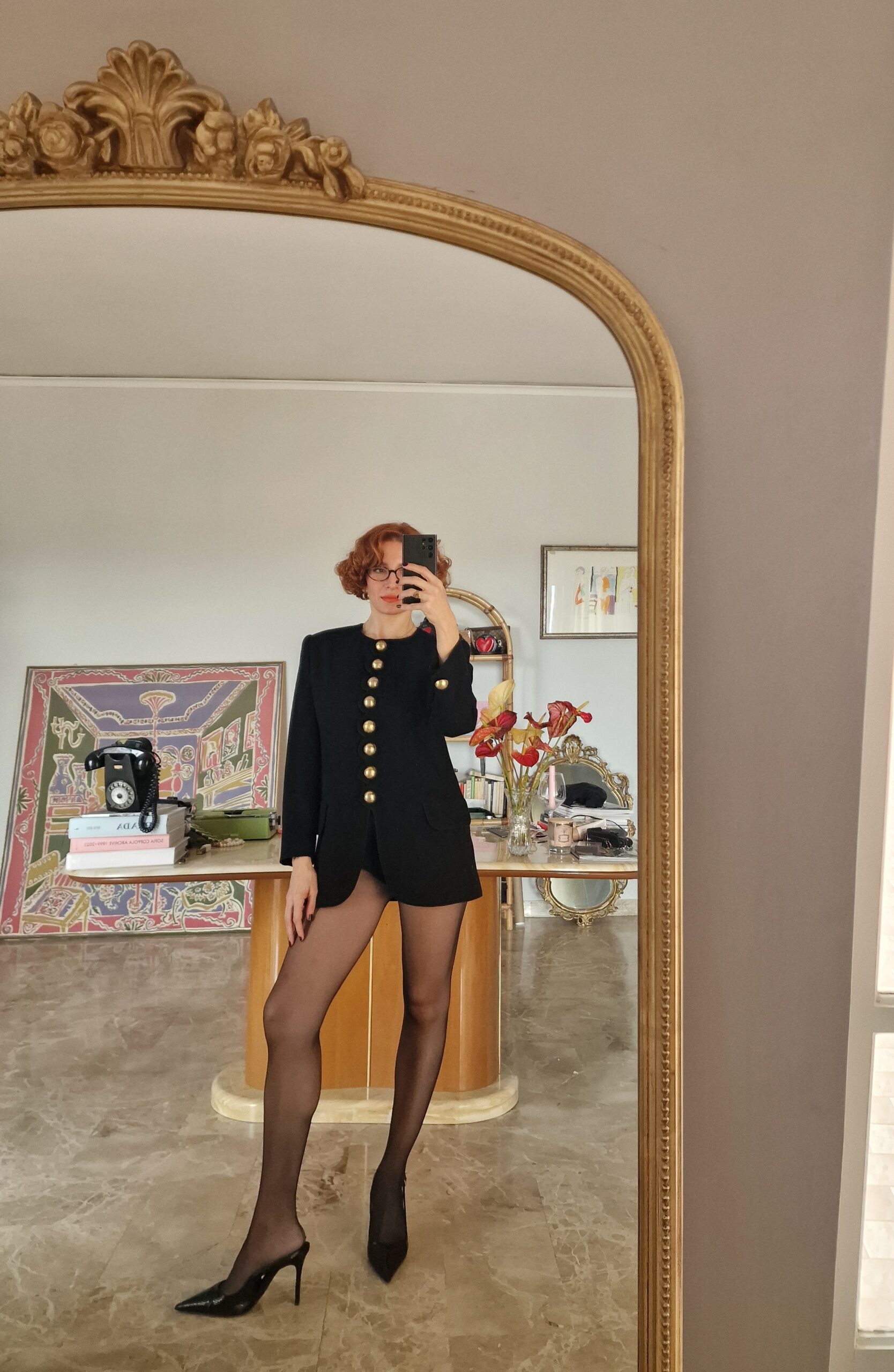 Giacca Capolavoro vintage by Mimmina com grandi bottoni oro