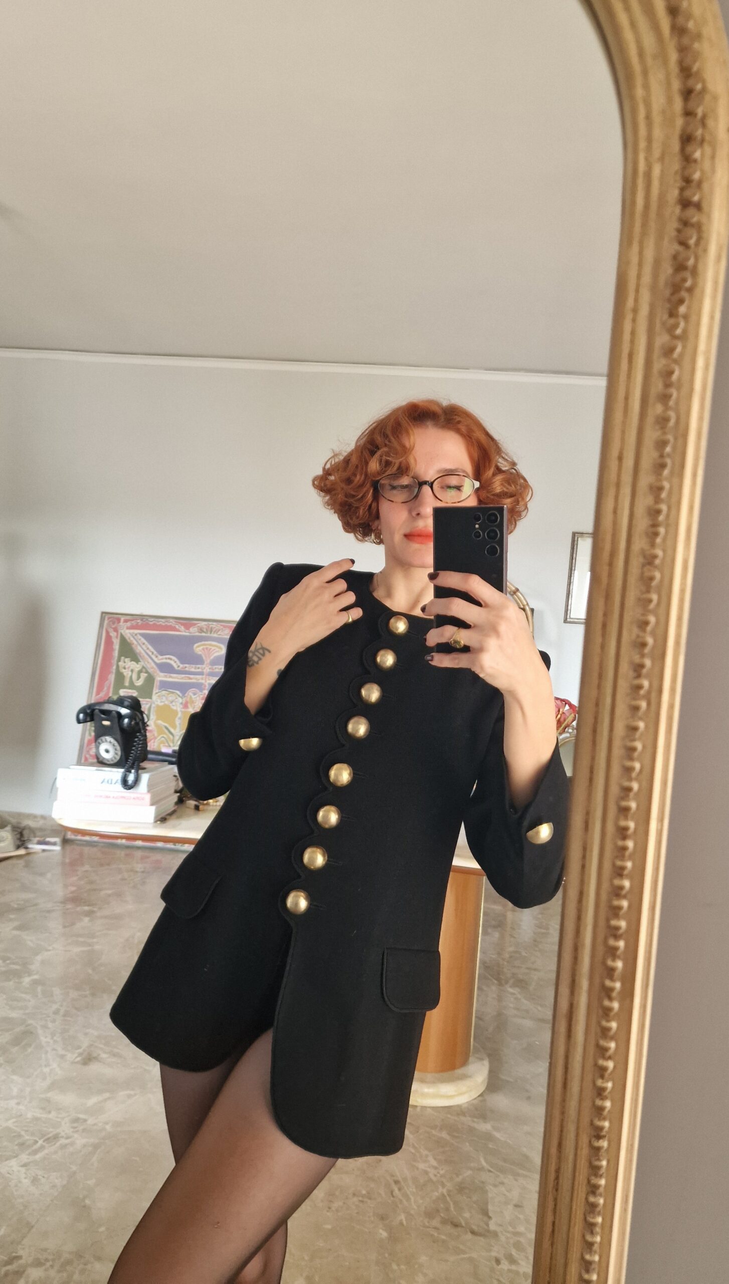 Giacca Capolavoro vintage by Mimmina com grandi bottoni oro - immagine 4