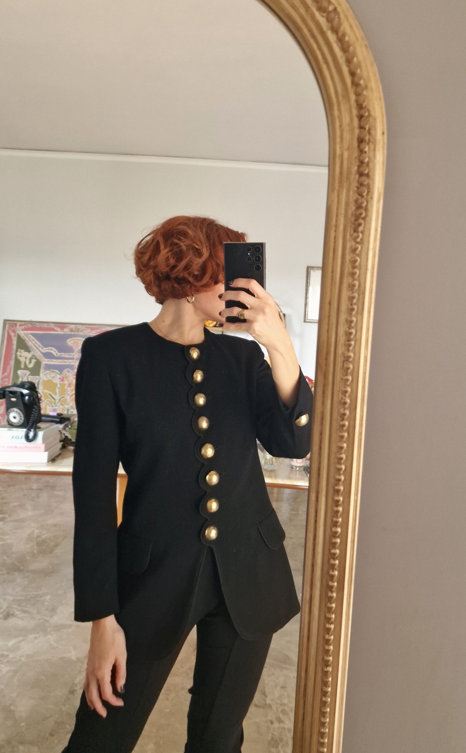 Giacca Capolavoro vintage by Mimmina com grandi bottoni oro - immagine 5