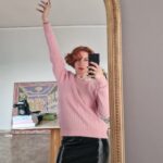 Maglione rosa baby 100% Puro Cashmere by Club Monaco