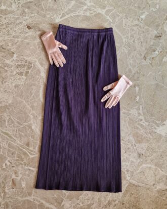 Gonna vintage viola Pleats Please by Issey Miyake S