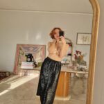 Gonna paillettes sartoriale tg M (40 e 42)