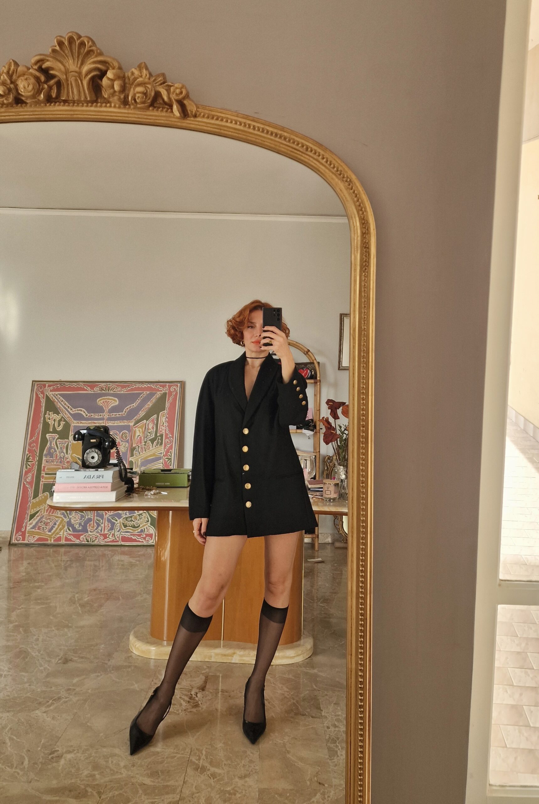 Giacca Smoking vintage in Pura lana made in Italy tg44 - immagine 7