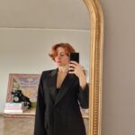 Giacca Smoking vintage in Pura lana made in Italy tg44