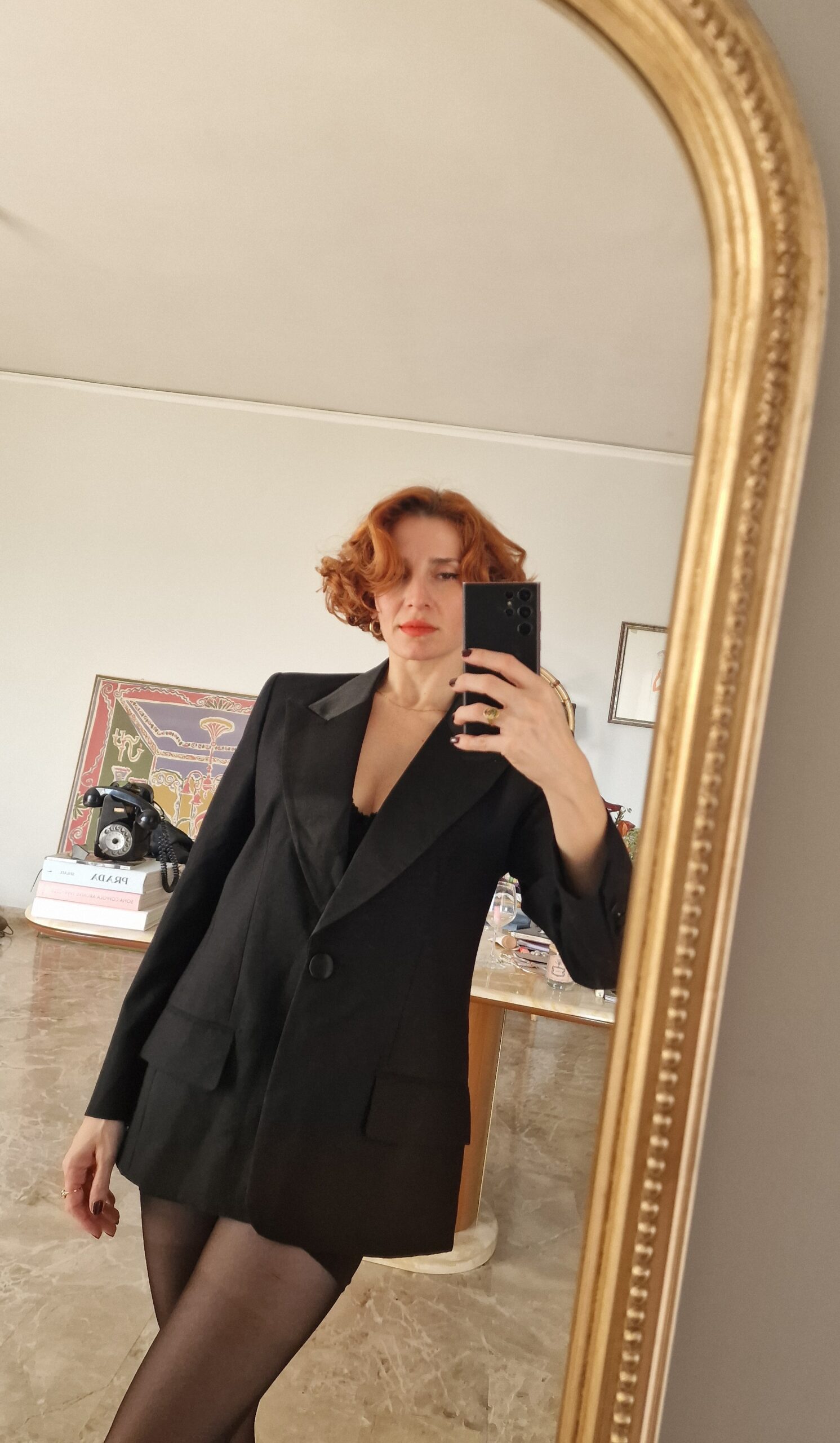 Giacca Smoking vintage in Pura lana made in Italy tg44 - immagine 8