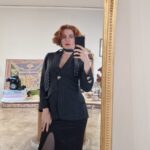 Giacca vintage by Moschino Couture in Pura lana gessata