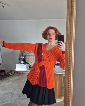 Maglione capolavoro sartoriale handmade in Lana