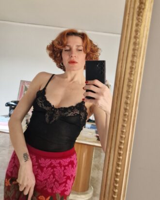 Body sottogiacca nero con pizzo vintage ma nuovo di Malizia by La Perla tg 38/40