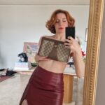 Clutch GUCCI Vintage anni 70 in pelle e canvas