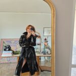 From Paris with Erotic love: the Vinyl Trench coat.