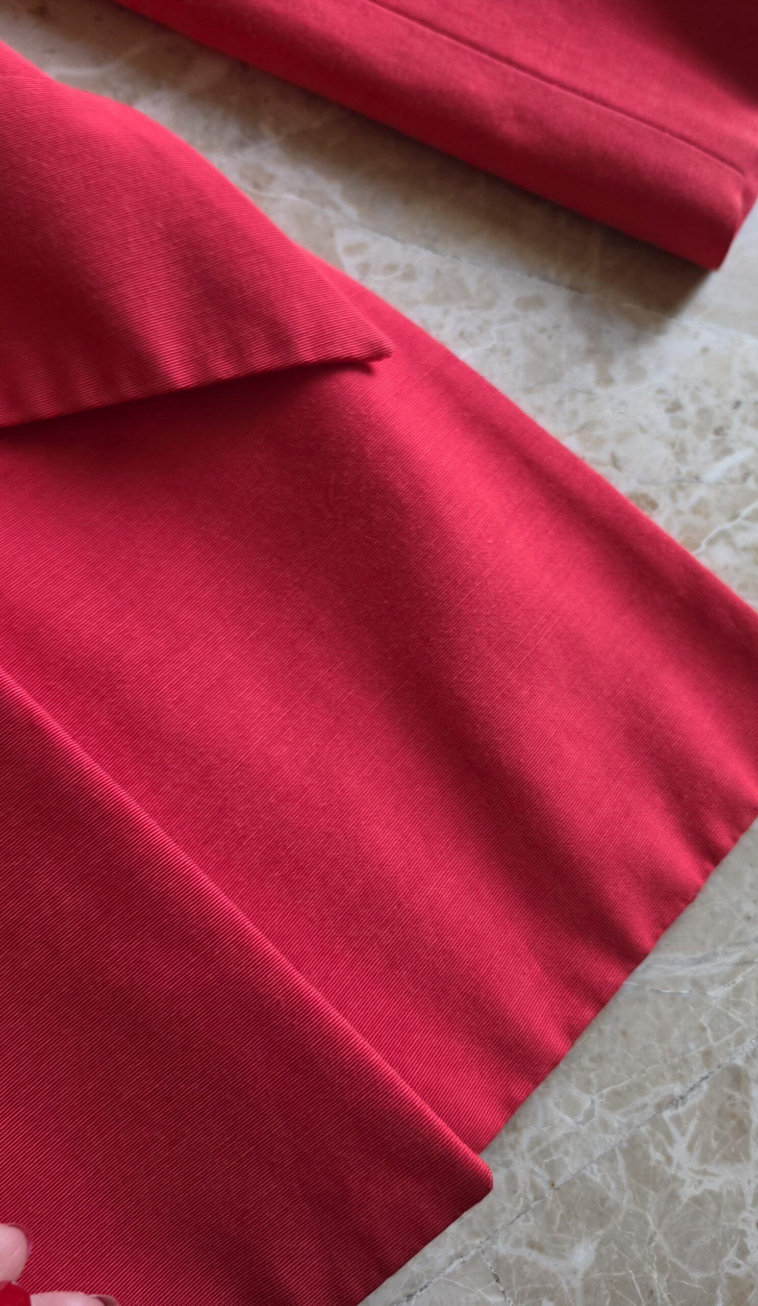 Giacca Moschino vintage rossa anni 90 con spacchi - immagine 10