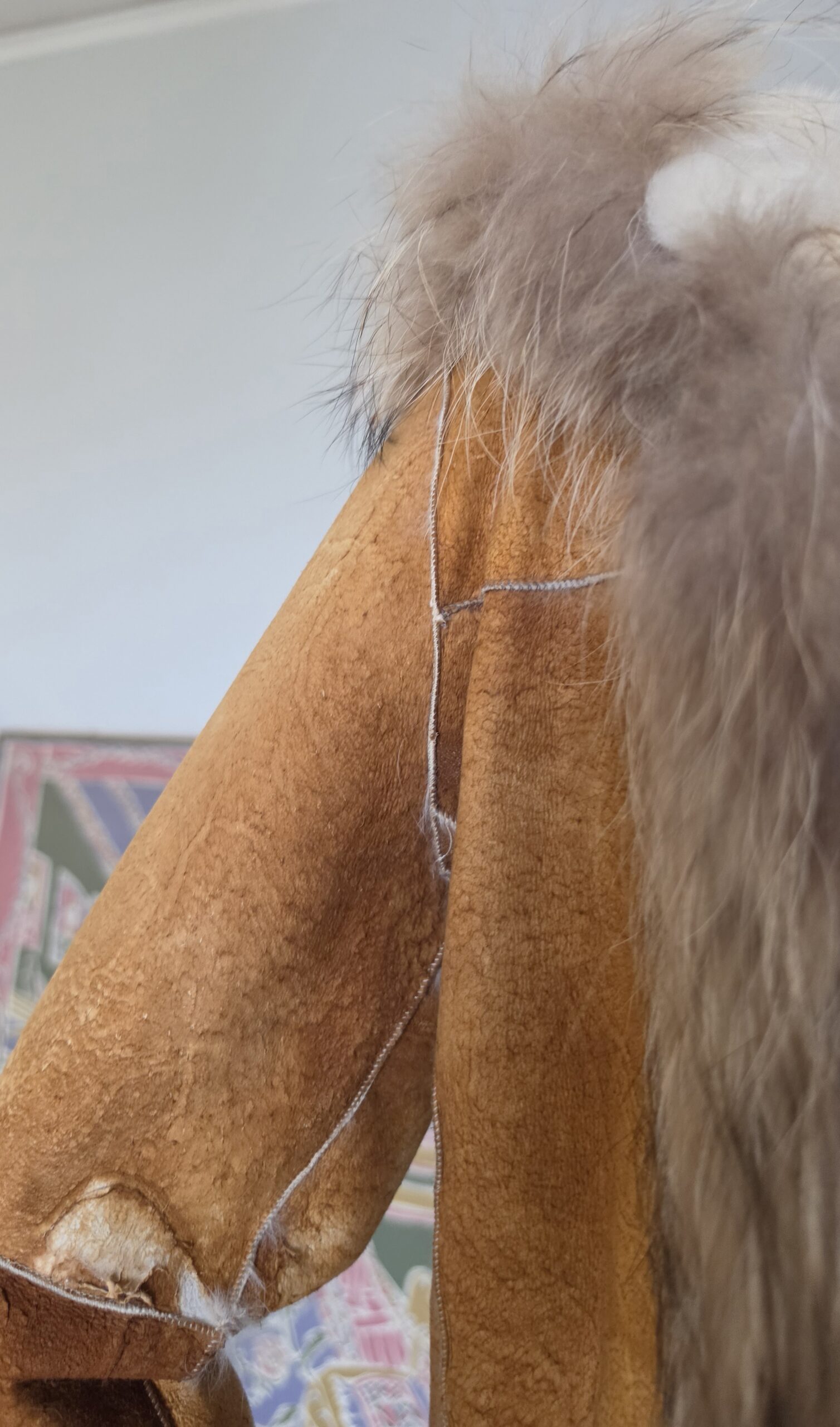 Capospalla vintage ma nuovo in vera pelle e pelliccia di Lapin e volpe tg 40 - immagine 9
