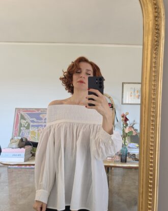 Camicia vintage d'archivio fine anni 70 by Chantal Thomass Paris tg 40