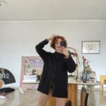 Tang Jacket : giacca orientale double face sartoriale nera/beige