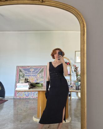 Colazione da Tiffany con Abito vintage by Moschino tg 40