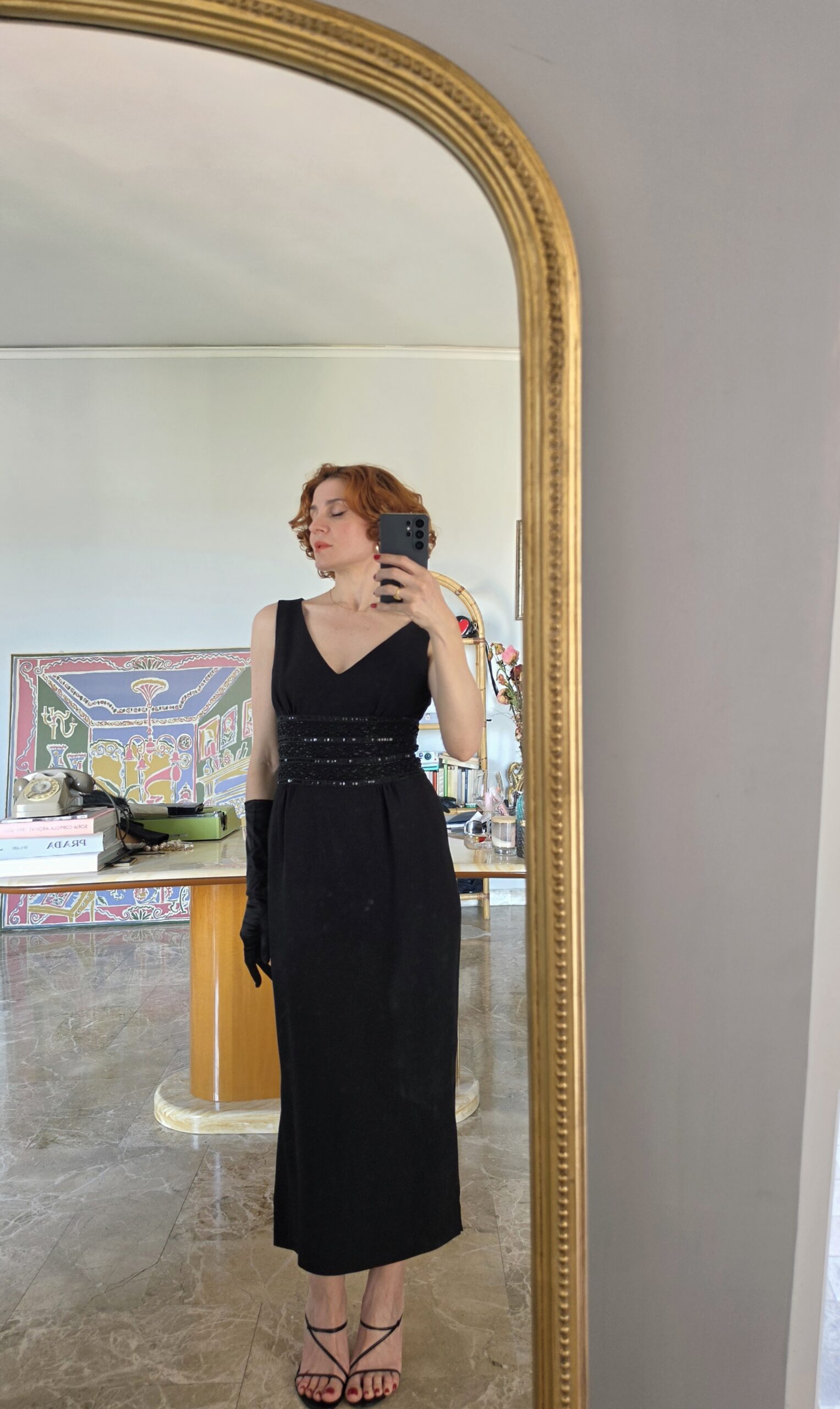 Colazione da Tiffany con Abito vintage by Moschino tg 40 - immagine 9