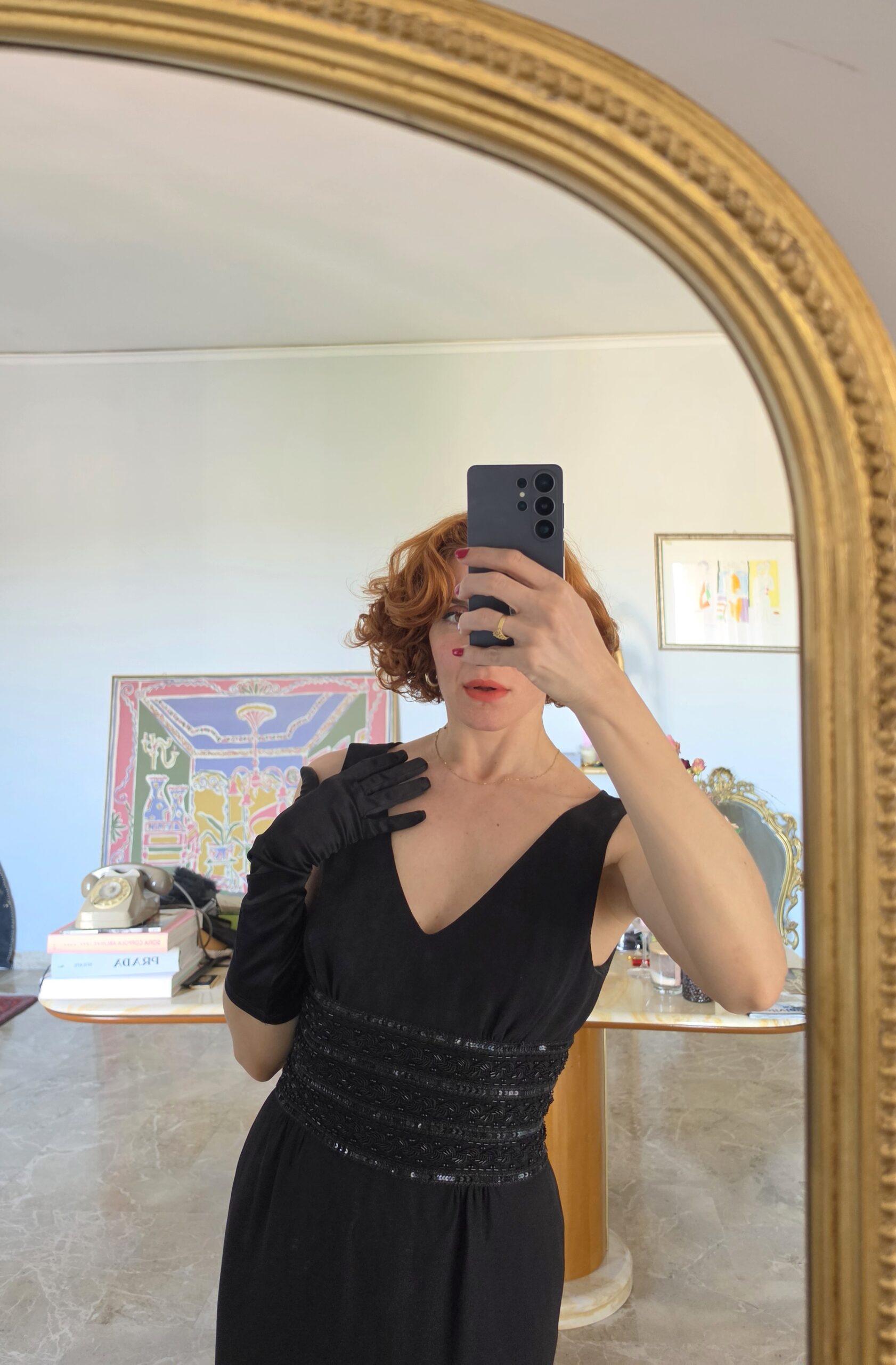 Colazione da Tiffany con Abito vintage by Moschino tg 40 - immagine 8